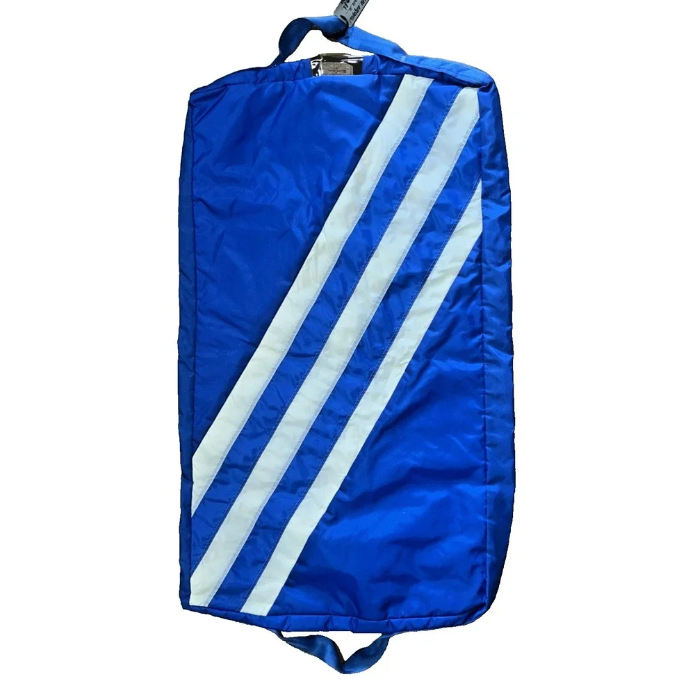 Taylor Made x ADIDAS Hanging Garment Bag Vintage LIMITED EDITION Blue 3 Stripes